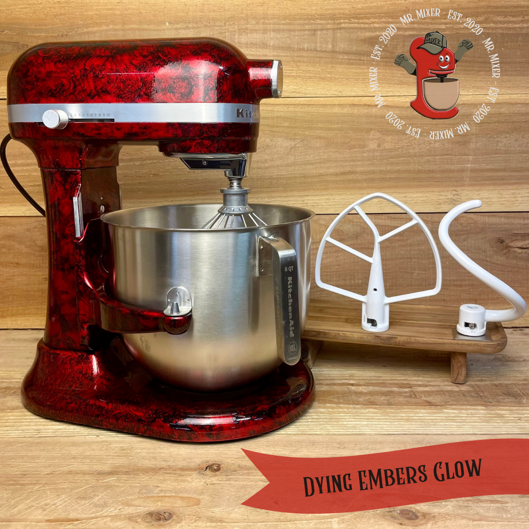 Mr. Mixer Signature Upgraded KitchenAid Dying Embers Glow with